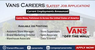 Vans Careers